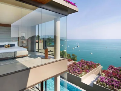 Executive Villa mit drei Schlafzimmern und Meerblick — V Villas Phuket - MGallery Collection